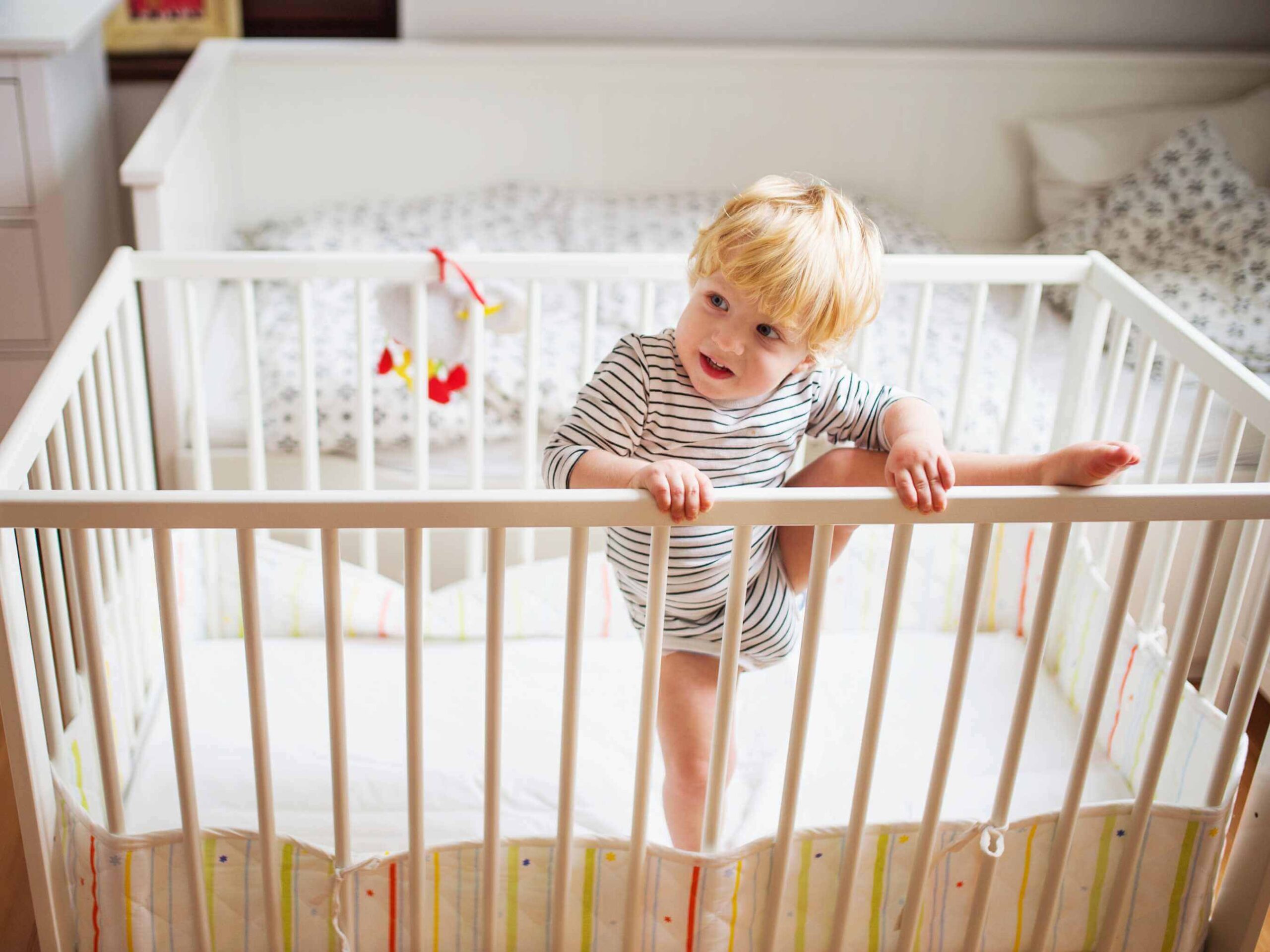 climbing out of crib